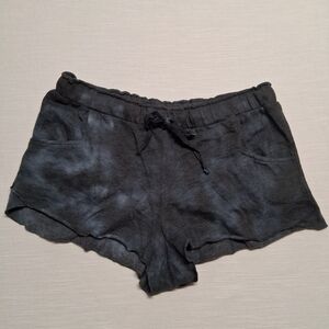 Aeropostale Black Casual Drawstring Athletic Shorts